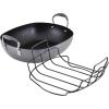 imageAnolon Advanced Home Hard Anodized Nonstick RoasterRoasting Pan with Utensils 16 Inch x 13 Inch MoonstoneDark Gray