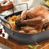 imageAnolon Advanced Home Hard Anodized Nonstick RoasterRoasting Pan with Utensils 16 Inch x 13 Inch MoonstoneMoonstone