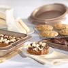 imageAnolon Advanced Nonstick Bakeware Set  Baking Pans with Grips  5 Piece BrownBronze Brown