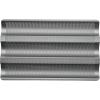 imageAnolon Advanced Nonstick Perforated Baguette Pan  Tray for Baking Bread  3Loaf Graphite Gray