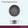 imageAnolon Advanced Nonstick Springform Baking Pan  Nonstick Springform Cake Pan  Nonstick Cheesecake Pan Round  9 Inch Gray