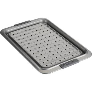 imageAnolon 2Piece Steel Crisper Pan Set 10Inch x 15Inch Graphite10Inch x 15Inch
