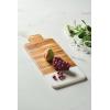 imageAnolon Pantryware Teak Wood and Marble Cutting Board  Teak Wood and Marble Serving Board  95 Inch Brown