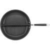 imageAnolon Advanced Hard Anodized Nonstick Double Burner Griddle with MultiPurpose Rack 10Inch by 18Inch IndigoGray
