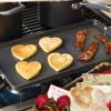imageAnolon Advanced Hard Anodized Nonstick Double Burner Griddle with MultiPurpose Rack 10Inch by 18Inch IndigoGray