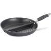 imageAnolon Advanced Hard Anodized Nonstick Double Burner Griddle with MultiPurpose Rack 10Inch by 18Inch IndigoGray