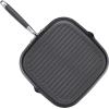 imageAnolon Advanced Hard Anodized Nonstick Double Burner Griddle with MultiPurpose Rack 10Inch by 18Inch IndigoGray