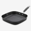 imageAnolon Advanced Hard Anodized Nonstick Double Burner Griddle with MultiPurpose Rack 10Inch by 18Inch IndigoGray