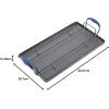 imageAnolon Advanced Hard Anodized Nonstick Double Burner Griddle with MultiPurpose Rack 10Inch by 18Inch IndigoIndigo