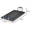 imageAnolon Advanced Hard Anodized Nonstick Double Burner Griddle with MultiPurpose Rack 10Inch by 18Inch IndigoIndigo