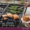 imageAnolon Advanced Hard Anodized Nonstick Double Burner Griddle with MultiPurpose Rack 10Inch by 18Inch IndigoMoonstone