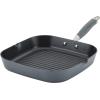 imageAnolon Advanced Hard Anodized Nonstick Double Burner Griddle with MultiPurpose Rack 10Inch by 18Inch IndigoMoonstone