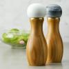 imageAnolon Pantryware Salt Pepper Grinder Set for Seasoning Cooking Serving Wood and Ceramic 2 Piece White and Gray