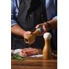 imageAnolon Pantryware Salt Pepper Grinder Set for Seasoning Cooking Serving Wood and Ceramic 2 Piece White and Gray