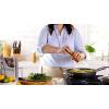 imageAnolon Pantryware Salt Pepper Grinder Set for Seasoning Cooking Serving Wood and Ceramic 2 Piece White and Gray