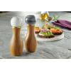 imageAnolon Pantryware Salt Pepper Grinder Set for Seasoning Cooking Serving Wood and Ceramic 2 Piece White and Gray