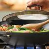 imageAnolon Advanced Home HardAnodized Nonstick Open Stock Cookware Woks 14Inch Covered Wok OnyxMoonstone