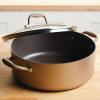 imageAnolon Advanced Home Hard Anodized Nonstick Sauce PanSaucepan with Straining and Lid 2 Quart 2 Qt Straining Saucepan OnyxBronze