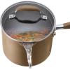 imageAnolon Advanced Home HardAnodized Nonstick Open Stock Cookware 10 Qt Stock Pot OnyxBronze