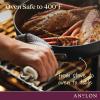 imageAnolon Advanced Home HardAnodized Nonstick Open Stock Cookware 10 Qt Stock Pot OnyxOnyx