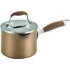 imageAnolon Advanced Home HardAnodized Nonstick Open Stock Cookware 10 Qt Stock Pot OnyxBronze
