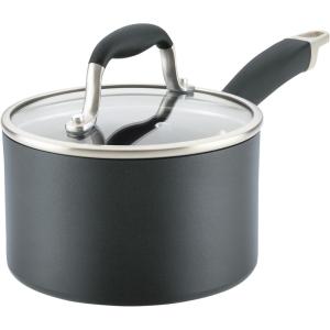 imageAnolon Advanced Home HardAnodized Nonstick Open Stock Cookware 10 Qt Stock Pot OnyxOnyx