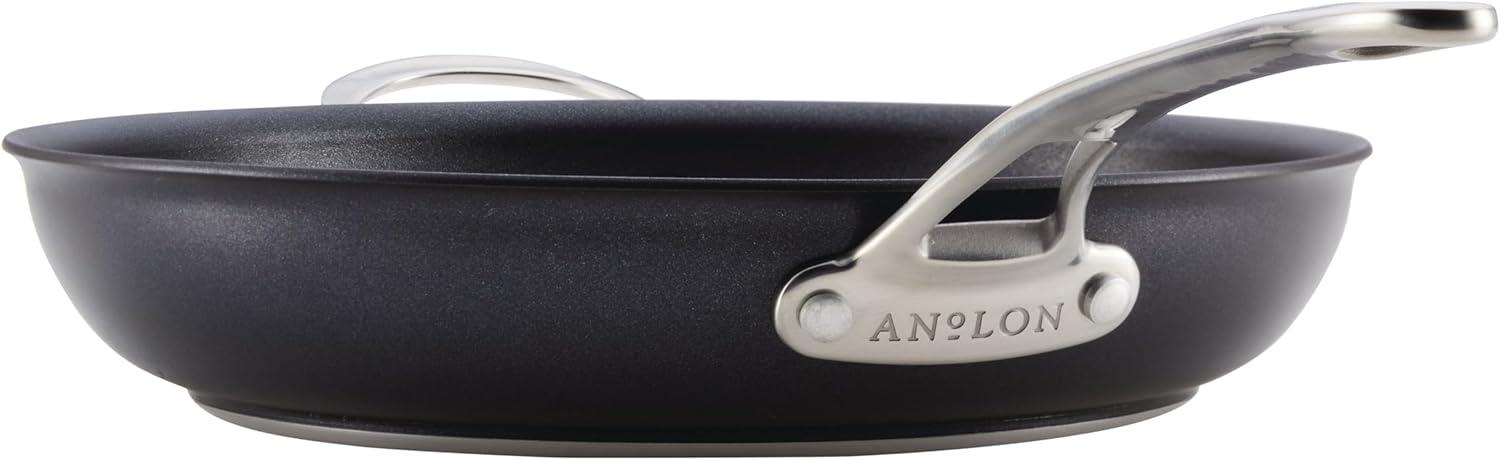 imageAnolon X Hybrid Nonstick Induction Stir Fry Wok Pan Cookware with Lid Dishwasher Safe Compatible with All Stovetops 10 Inch  Charcoal GraySkillet Set 10 Inch  12 Inch
