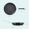 imageAnolon X Hybrid Nonstick Induction Stir Fry Wok Pan Cookware with Lid Dishwasher Safe Compatible with All Stovetops 10 Inch  Charcoal GraySkillet 10 Inch