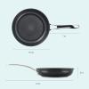 imageAnolon X Hybrid Nonstick Induction Stir Fry Wok Pan Cookware with Lid Dishwasher Safe Compatible with All Stovetops 10 Inch  Charcoal GraySkillet 825 Inch