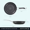 imageAnolon X Hybrid Nonstick Induction Stir Fry Wok Pan Cookware with Lid Dishwasher Safe Compatible with All Stovetops 10 Inch  Charcoal GraySkillet Set 8 Inch  10 Inch  12 Inch