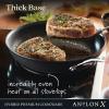 imageAnolon X Hybrid Nonstick Induction Stir Fry Wok Pan Cookware with Lid Dishwasher Safe Compatible with All Stovetops 10 Inch  Charcoal GraySkillet Set 10 Inch  12 Inch
