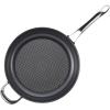 imageAnolon X Hybrid Nonstick Induction Stir Fry Wok Pan Cookware with Lid Dishwasher Safe Compatible with All Stovetops 10 Inch  Charcoal GraySkillet Set 10 Inch  12 Inch