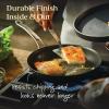 imageAnolon X Hybrid Nonstick Induction Stir Fry Wok Pan Cookware with Lid Dishwasher Safe Compatible with All Stovetops 10 Inch  Charcoal GraySkillet Set 8 Inch  10 Inch  12 Inch