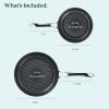 imageAnolon X Hybrid Nonstick Induction Stir Fry Wok Pan Cookware with Lid Dishwasher Safe Compatible with All Stovetops 10 Inch  Charcoal GraySkillet Set 825 Inch  10 Inch