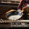 imageAnolon X Hybrid Nonstick Induction Stir Fry Wok Pan Cookware with Lid Dishwasher Safe Compatible with All Stovetops 10 Inch  Charcoal GraySkillet Set 8 Inch  10 Inch  12 Inch