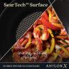 imageAnolon X Hybrid Nonstick Induction Stir Fry Wok Pan Cookware with Lid Dishwasher Safe Compatible with All Stovetops 10 Inch  Charcoal GrayWok 10 Inch wLid