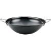 imageAnolon Everlast N2 Carbon Steel Frying PanSkillet with Helper Handle Compatible with All Cooktops Metal Utensil Safe 10 Inch Open Fry Pan  BlackWok 14