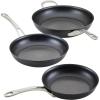 imageAnolon X Hybrid Nonstick Induction Stir Fry Wok Pan Cookware with Lid Dishwasher Safe Compatible with All Stovetops 10 Inch  Charcoal GraySkillet Set 8 Inch  10 Inch  12 Inch
