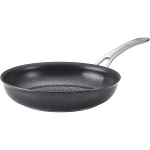 imageAnolon X Hybrid Nonstick Induction Stir Fry Wok Pan Cookware with Lid Dishwasher Safe Compatible with All Stovetops 10 Inch  Charcoal GraySkillet 825 Inch