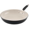 imageAnolon Advanced Ceramic Nonstick Frying Pan cookware made for confident cooking without PFAS Induction Suitable Dishwasher Safe 12 Inch Skillet Black with Cream Ceramic InteriorSkillet 12
