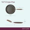 imageAnolon Advanced Home Hard Anodized Nonstick Crepe Pan 95 Inch  MoonstoneBronze