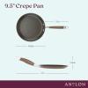 imageAnolon Advanced Home Hard Anodized Nonstick Crepe Pan 95 Inch  MoonstoneBronze II