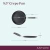 imageAnolon Advanced Home Hard Anodized Nonstick Crepe Pan 95 Inch  MoonstoneMoonstone