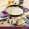 imageAnolon Advanced Home Hard Anodized Nonstick Crepe Pan 95 Inch  MoonstoneMoonstone