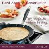 imageAnolon Advanced Home Hard Anodized Nonstick Crepe Pan 95 Inch  MoonstoneOnyx