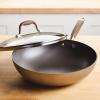 imageAnolon Advanced Home Hard Anodized Nonstick FryingSauteAll Purpose Pan with Lid and Helper Handle 12 Inch Moonstone Dark GrayBronze