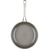 imageAnolon EverLast Ceramic Nonstick Frying PansSkillets Clad Induction 3 Piece Set 85 Inch 10 Inch and 1225 Inch Open Fry Pans  Stainless Steel