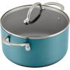 imageAnolon Achieve Hard Anodized Nonstick CookwarePots and Pans Set 10 Piece  TealTeal