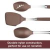imageAnolon SureGrip Dishwasher Safe Nonstick Locking Cooking Tongs SetSalad Serving Tools 9 Inch and 12 Inch Bronze BrownBronze Brown