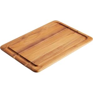 imageAnolon Pantryware Reversible Teak Wooden CuttingCarving Board 14 Inch x 20 Inch  Wood